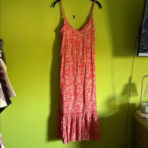 O'Neill Red Floral Maxi Dress
